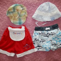 Маркови бански, панталонки, шапки , снимка 1 - Панталони и долнища за бебе - 29551875