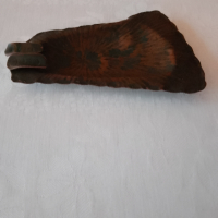 Стар битов пепелник от мед, снимка 4 - Антикварни и старинни предмети - 44598257
