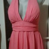 Разкошна дълга розова рокля СУПЕР ПРОМОЦИЯ👗💕40 р-р М👗💕арт.394, снимка 5 - Рокли - 29933858