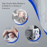 Ново Детско бебешко одеяло меко плюшено за новородени Унисекс, снимка 4 - Спално бельо и завивки - 39259714