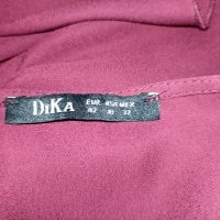 Dika - M, L-Перфектна официална блуза от шифон в бордо, снимка 5 - Корсети, бюстиета, топове - 38401449