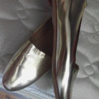 Longchamp. Original. Size 39 Жестоки Златни обувки , снимка 5 - Дамски елегантни обувки - 36872386