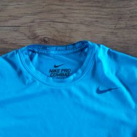 nike pro combat - страхотна мъжка тениска КАТО НОВА, снимка 2 - Тениски - 37104807