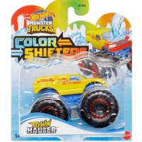 Kамион HOT WHEELS - ТOWN HAULER Monster Trucks / Color Shifters - сменящ се цвят , снимка 1 - Коли, камиони, мотори, писти - 37877712