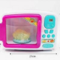 Детска микровълнова печка с въртяща се чиния, снимка 6 - Електрически играчки - 39271447