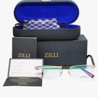 Нови, ръчно изработени диоптрични очила на френската модна къща ZILLI !!! , снимка 4 - Слънчеви и диоптрични очила - 42780795