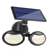 Соларна LED лампа Automat, 56 диода, LED, SH056, 1000lm, черна, снимка 1 - Друга електроника - 31569031