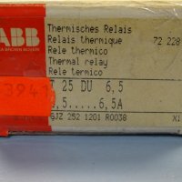 термично реле ABB T25 DU 6.5A thermal relay, снимка 9 - Резервни части за машини - 37506765