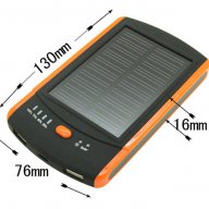 Соларна Външна Батерия 6000mAh, снимка 12 - Външни батерии - 30912858