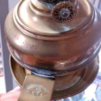 Стара медна лампа, снимка 3 - Антикварни и старинни предмети - 42653951