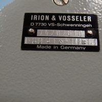 Тахогенератор IRION VOSSELER F80, снимка 4 - Резервни части за машини - 31802292