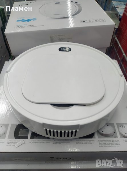 Робот прахосмукачка сухо почистване K280, 850W 280x280x65 mm. бял, снимка 1