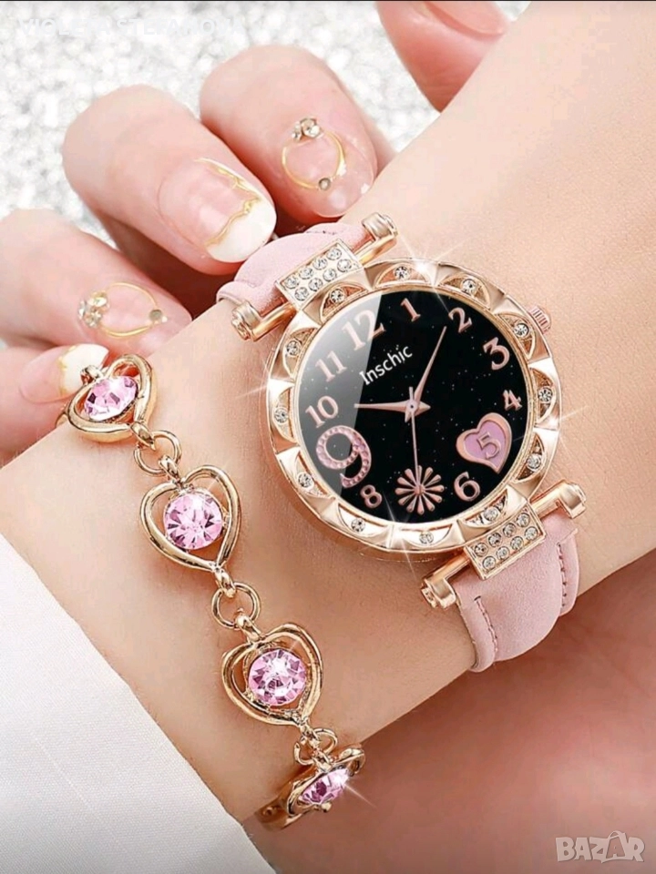 Нови дамски позлатени комплекти от медицинска стомана , снимка 1