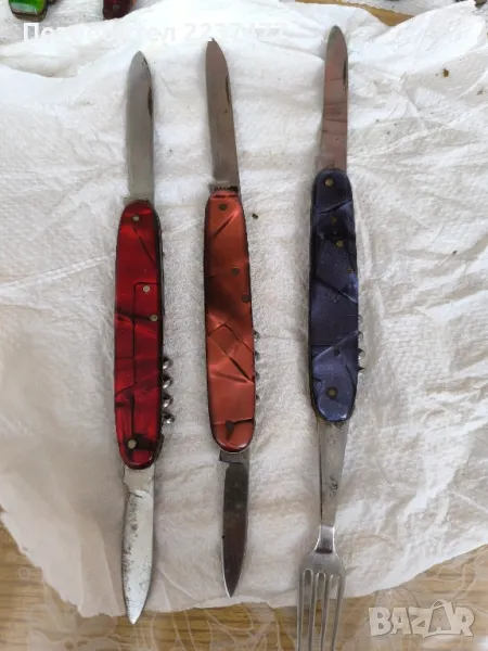 лот 3 соц сгъваеми ножчета , снимка 1