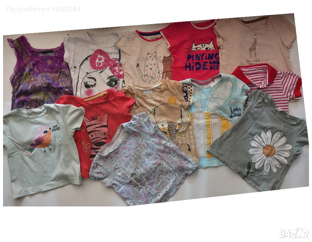 Маркови детски дрешки за момиченце 98-104 3-4г., снимка 1