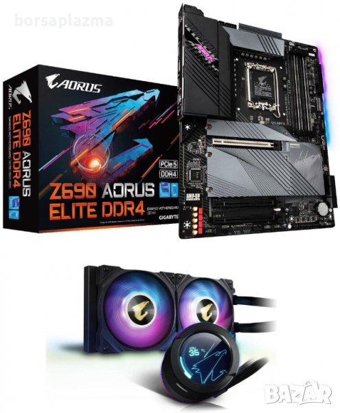 Gigabyte Bundle Z690 AORUS Elite DDR4 + WATERFORCE X 240, снимка 1