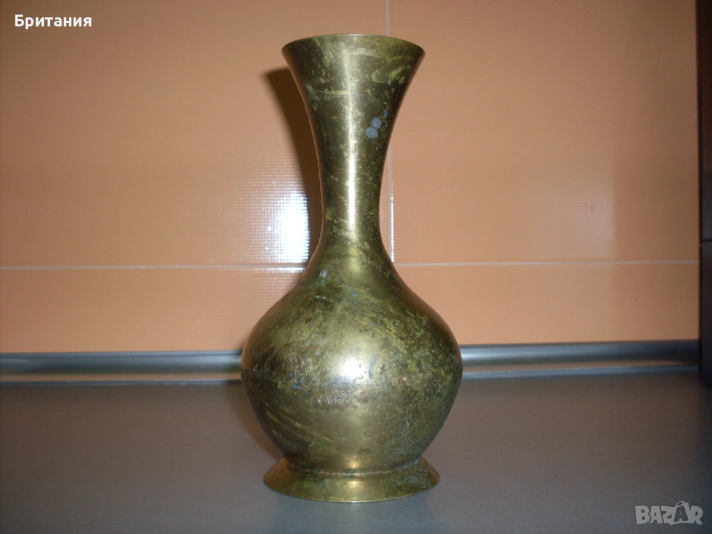 Бронзов съд- ваза., снимка 1