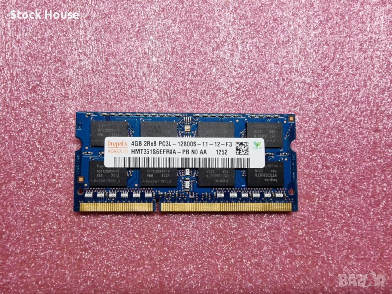4GB Hynix Ram 1600 MHZ DDR3L PC3L-12800S за лаптоп - 2, снимка 1