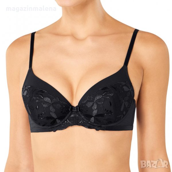 Triumph 70C,80E,70F черен сутиен твърда чашка бельо Триумф сутиени с вградени подплънки, снимка 1