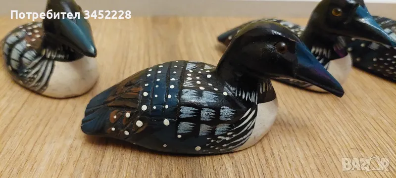 дърворезби 5 броя фигурки за ценители отлични , снимка 1