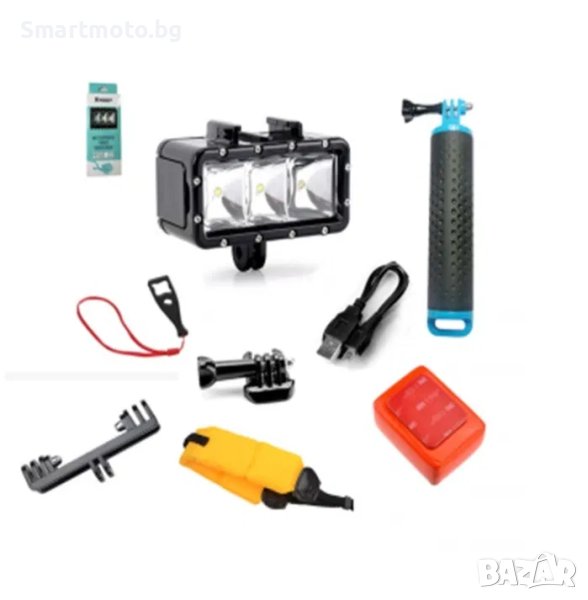 Сет6 нов комплкт аксесоари за екшън камери 5 части GO PRO SJCAM,EKEN, снимка 1