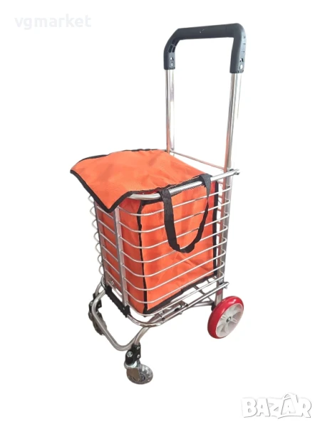Сгъваема пазарска количка, снимка 1