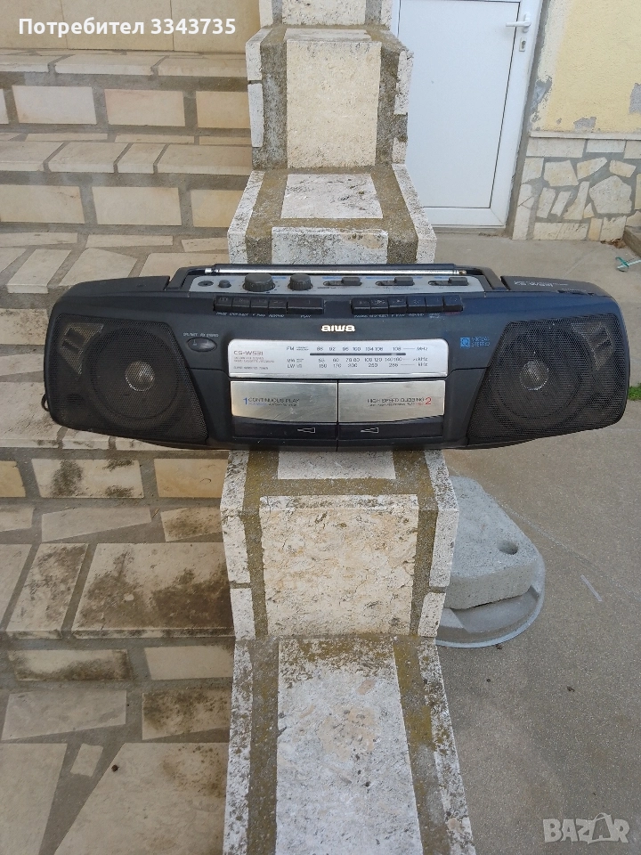 AIWA-CS-W531 STEREO RADIO CASSETTE RECORDER., снимка 1