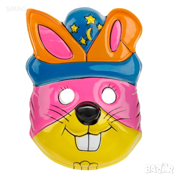 Хелоуин / Halloween карнавална маска животно с шапка_1087169, снимка 1