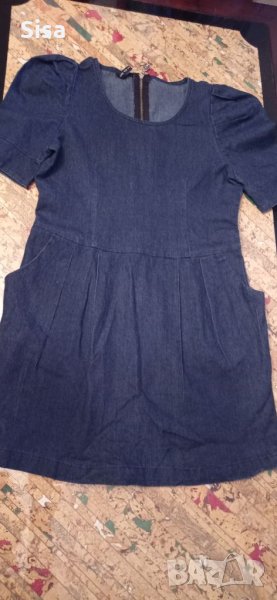 Дънкова рокля М размер, снимка 1