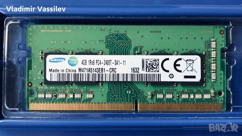 RAM памет 4GB DDR4 SODIMM Samsung 2400MHz, снимка 1