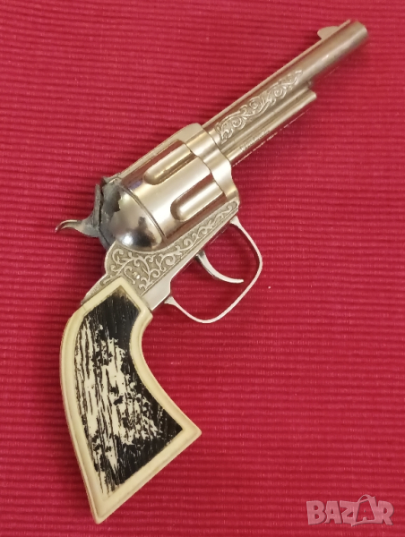 Стара играчка пистолет с капси USA. , снимка 1