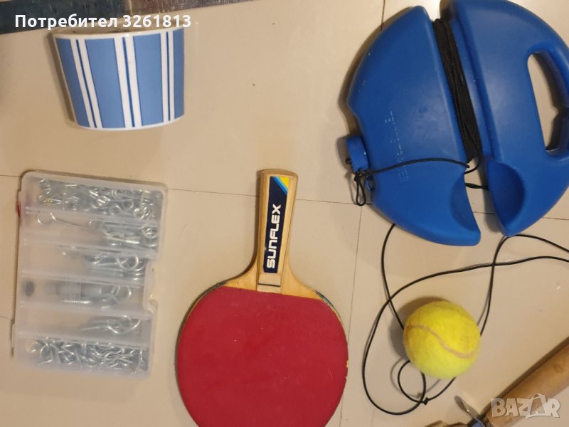  Тенис хилка и топче за  тенис с ластик, снимка 1