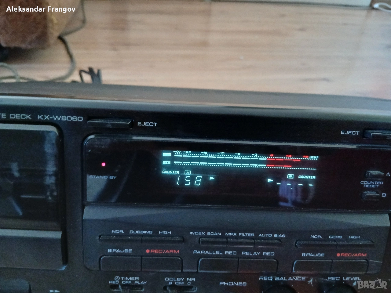 двукасетъчен дек KENWOOD модел KX - W 8060, снимка 1