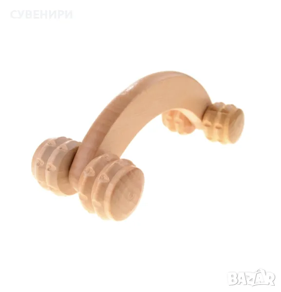 Уред за масаж с четири релефни топчета, подобрява кръвообращението и обмяната на веществата., снимка 1