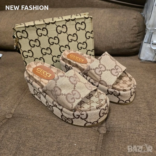 Дамски Чехли -41н⚡ Gucci , снимка 1