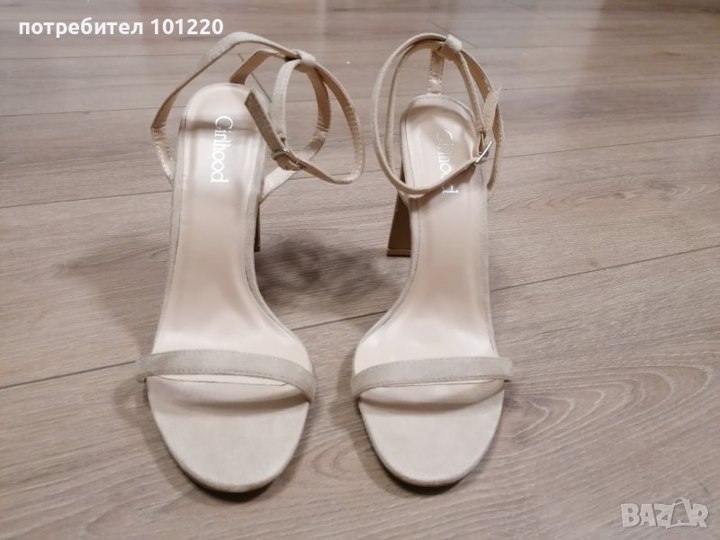 Сандали Girlhood на висок ток 40 номер, снимка 1