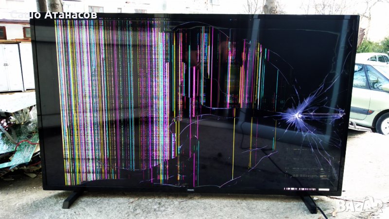 PHILIPS 43PFT4203/12 със счупена матрица ,715G9287-C01-001-004Y ,HV430FHB-N10 ,TPT430H3-FHBN10.K, снимка 1