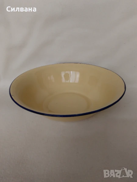 голяма метална чиния, 22 см., снимка 1