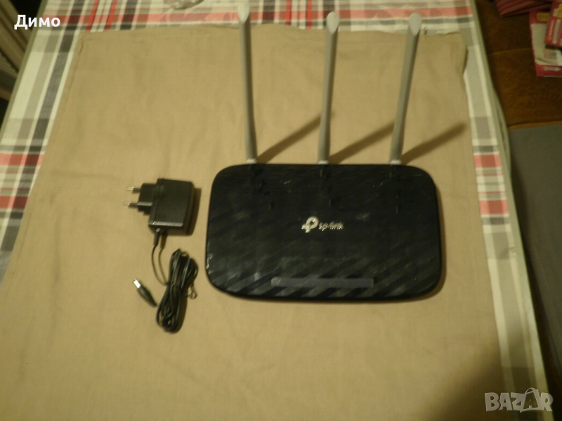 рутер - TP-Link Archer C20 AC750, снимка 1