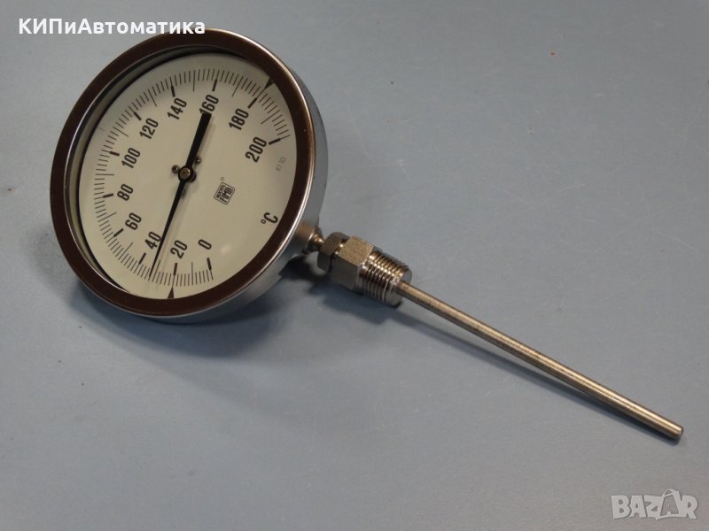 Индустриален термометър Nuova Fima 0-200C, L-130, снимка 1