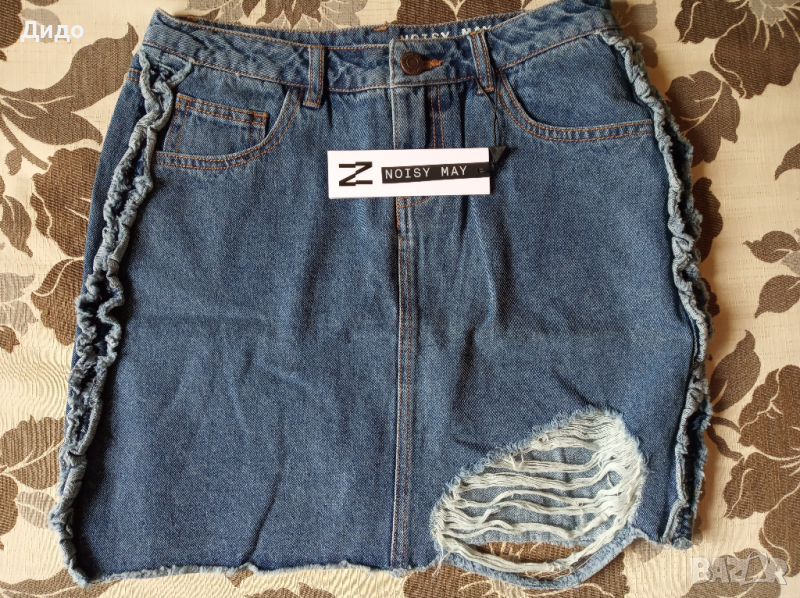Дънкова пола Noisy May нова, снимка 1