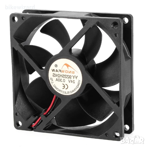 PATIKIL 92mm x 92mm x 25mm 24V DC охлаждащ вентилатор НОВ, снимка 1