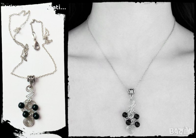 ! РАЗПРОДАЖДБА ! - Колие/медальон ръчна изработка, снимка 1