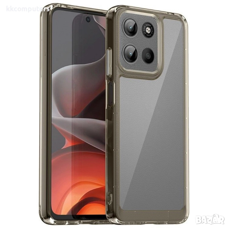 Motorola Moto G05 4G / E15 4G Силиконов Калъф Anti-drop TPU + Acrylic и Протектор, снимка 1