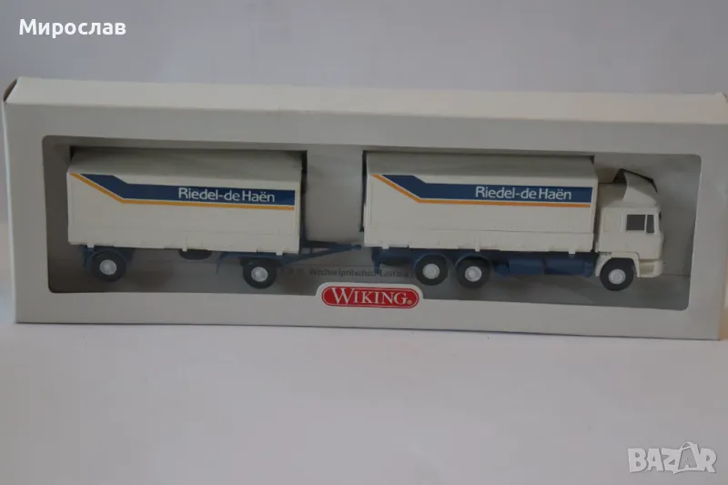 WIKING H0 1/87 MAN КАМИОН МОДЕЛ ИГРАЧКА КОЛИЧКА, снимка 1
