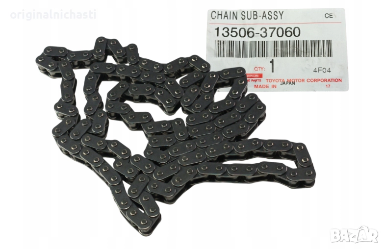 Ангренажна верига за ТОЙОТА АВЕНСИС РАВ 4 TOYOTA AVENSIS RAV 4 1350637060 13506-37060 OEM TOYOTA, снимка 1