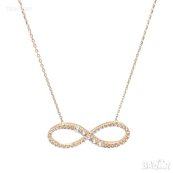 Златно колие 2,73гр. 42см. 14кр. проба:585 модел:28105-1, снимка 1