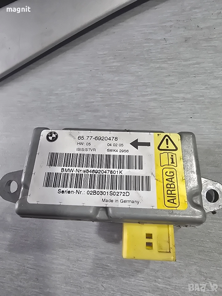 6920478 Модул AIRBAG 65.77-6920478 за BMW 7 E65 E66 E67, снимка 1