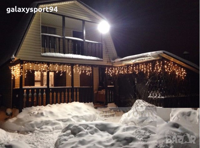 LED Висулка в 4 цвята 3 х 60см Енергоспестяващи Коледна Украса, снимка 1