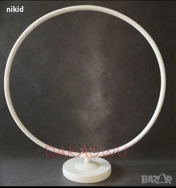 Продава се ниска Арка Кръг обръч окръжност за балони цветя стена фон парти рожден ден поводи circle, снимка 1